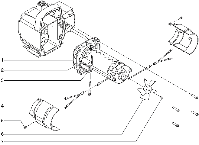 Advantage 500 Motor Assembly Parts